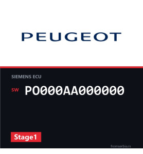 Peugeot 407 PO000AA000000 Stage1 tuning file