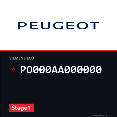 Peugeot 407 PO000AA000000 Stage1 tuning file
