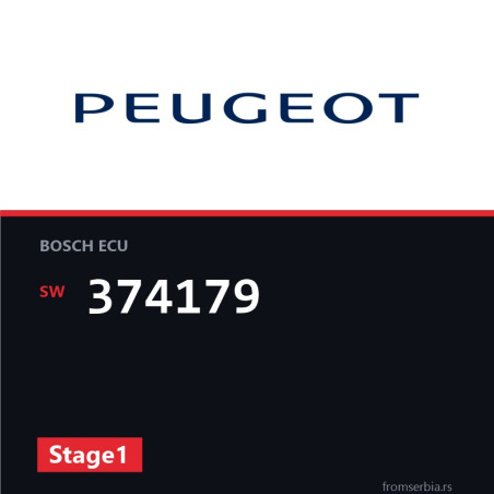 Peugeot 307 374179 Stage1 tuning file