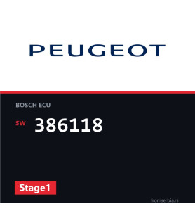 Peugeot 307 386118 Stage1 tuning file