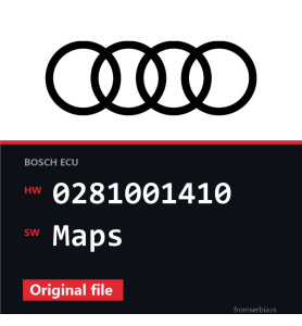 Audi A3 0281001410 Maps original ECU file