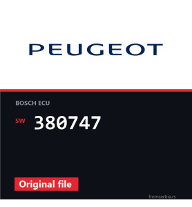 Peugeot 307 380747 original ECU file