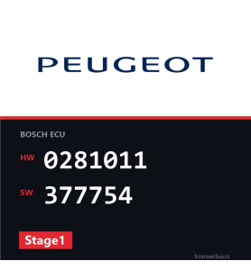 Peugeot 407 0281011 377754 Stage1 tuning file