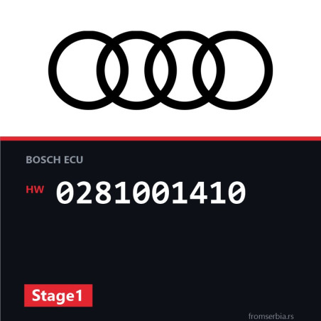 Audi A3 0281001410 Stage1 tuning file