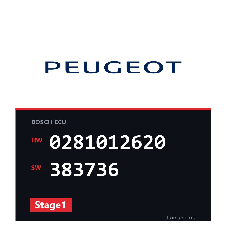 Peugeot Partner 0281012620 383736 Stage1 tuning file