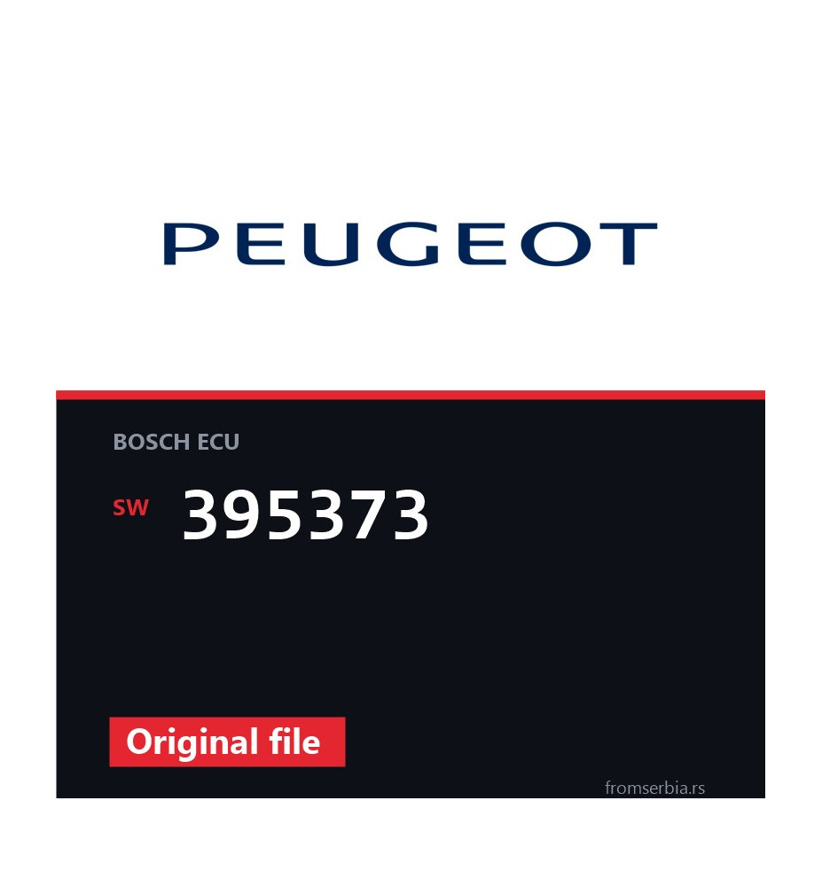 Peugeot 207 395373 original ECU file
