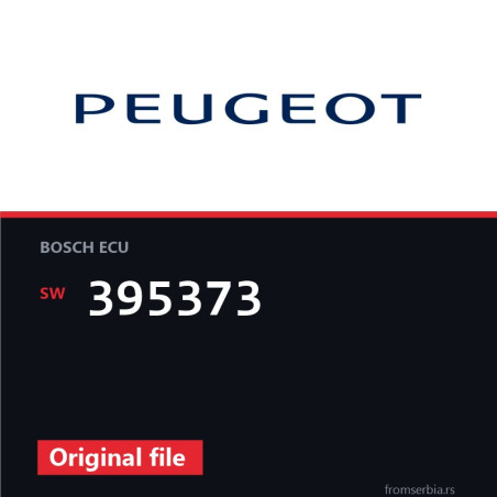 Peugeot 207 395373 original ECU file
