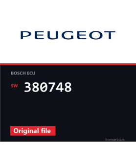 Peugeot 207 380748 original ECU file