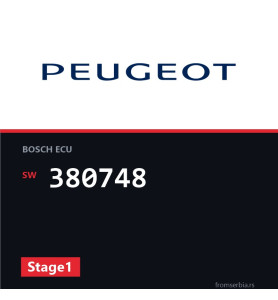 Peugeot 207 380748 Stage1 tuning file