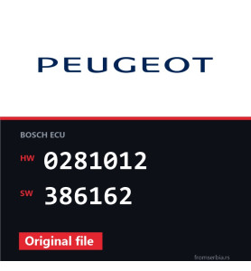 Peugeot Expert 0281012 386162 original ECU file