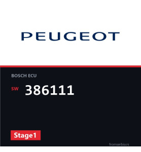 Peugeot 207 386111 Stage1 tuning file