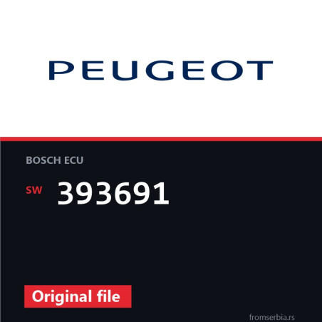 Peugeot 207 393691 original ECU file
