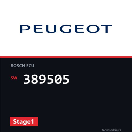 Peugeot 308 389505 Stage1 tuning file