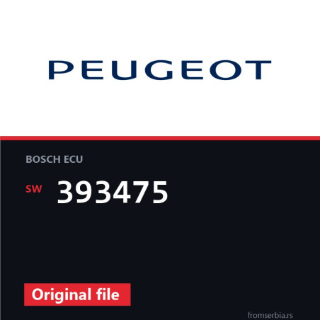 Peugeot 308 393475 original ECU file