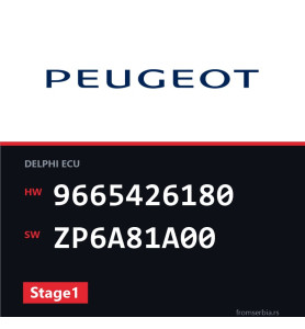 Peugeot 308 9665426180 ZP6A81A00 Stage1 tuning file