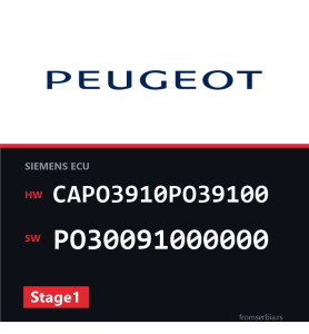 Peugeot Expert CAPO3910PO39100 PO30091000000 Stage1 tuning file