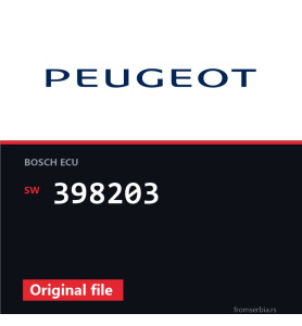 Peugeot 207 398203 original ECU file
