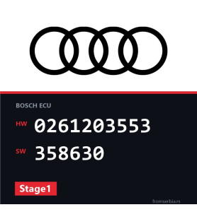 Audi A4 0261203553 358630 Stage1 tuning file
