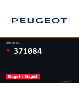 Peugeot 307 371084 Stage1 / Stage2 tuning file
