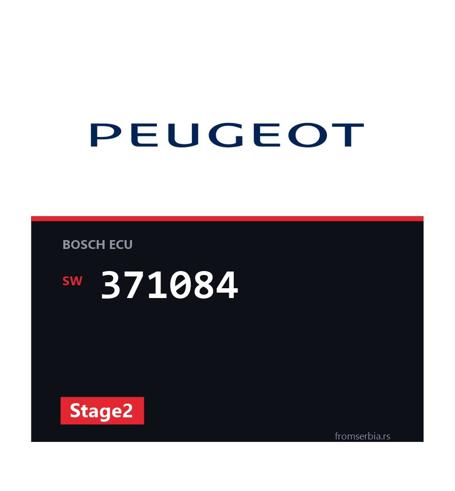 Peugeot 307 371084 Stage2 tuning file