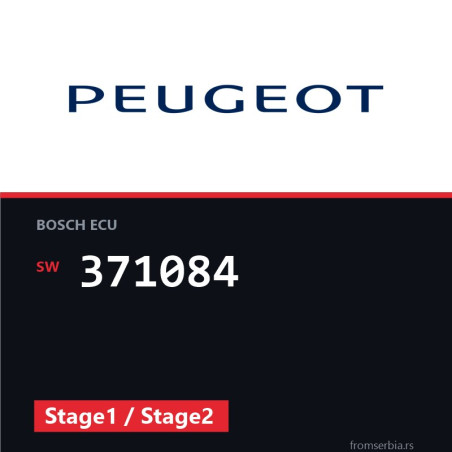 Peugeot 307 371084 Stage1 / Stage2 tuning file