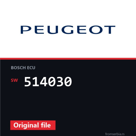 Peugeot 308 514030 original ECU file