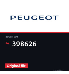 Peugeot 308 398626 original ECU file