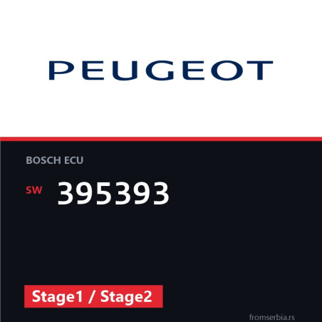 Peugeot 407 395393 Stage1 / Stage2 tuning file