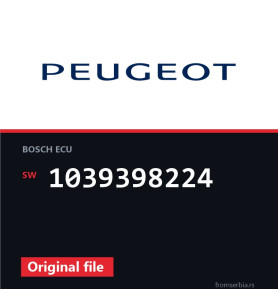 Peugeot Teppe 1039398224 original ECU file