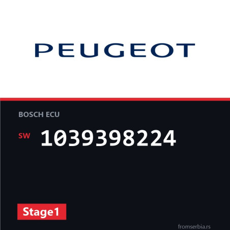 Peugeot Teppe 1039398224 Stage1 tuning file