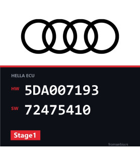 Audi A4 5DA007193 72475410 Stage1 tuning file
