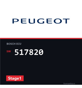 Peugeot 207 517820 Stage1 tuning file