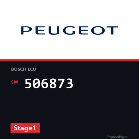 Peugeot 207 506873 Stage1 tuning file