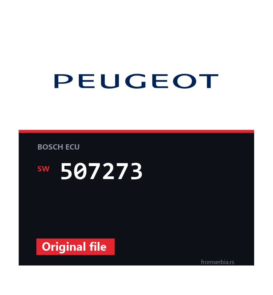 Peugeot 308 507273 original ECU file