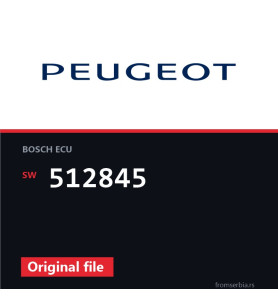 Peugeot 308 512845 original ECU file