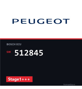 Peugeot 308 512845 Stage1+++ tuning file
