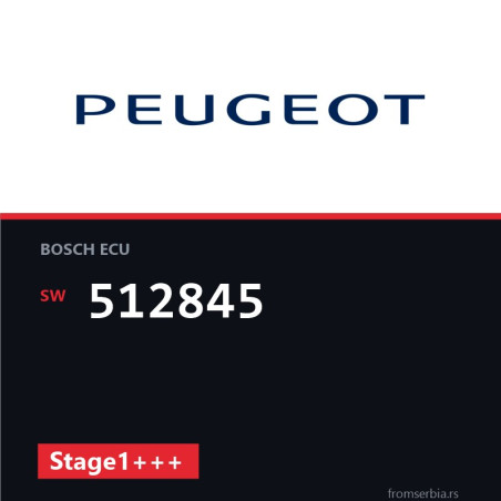 Peugeot 308 512845 Stage1+++ tuning file