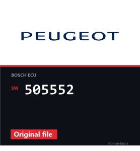 Peugeot RCZ 505552 Stage1 tuning file