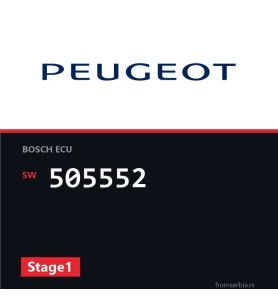 Peugeot RCZ 505552 Stage1 tuning file