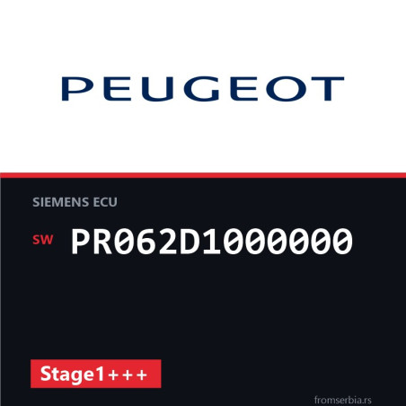 Peugeot 1.6 PR062D1000000 Stage1+++ tuning file