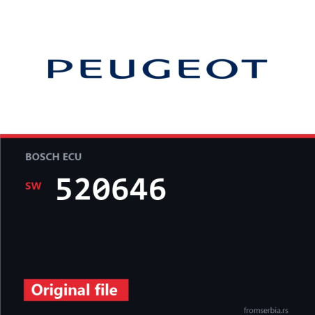 Peugeot RCZ 520646 original ECU file