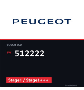 Peugeot RCZ 512222 Stage1 / Stage1+++ tuning file