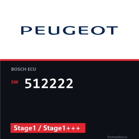 Peugeot RCZ 512222 Stage1 / Stage1+++ tuning file