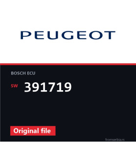 Peugeot 206 391719 original ECU file