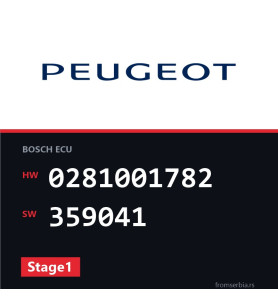 Peugeot 406 0281001782 359041 Stage1 tuning file