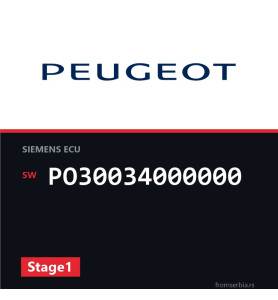 Peugeot 407 PO30034000000 Stage1 tuning file