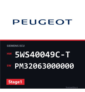 Peugeot Partner 5WS40049C-T PM32063000000 Stage1 tuning file