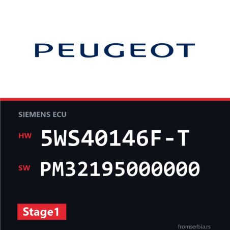 Peugeot Partner 5WS40146F-T PM32195000000 Stage1 tuning file