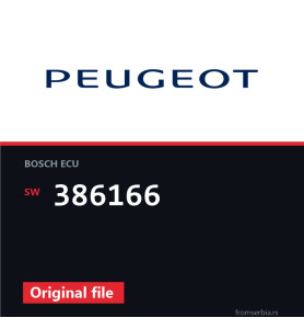 Peugeot Partner 386166 original ECU file