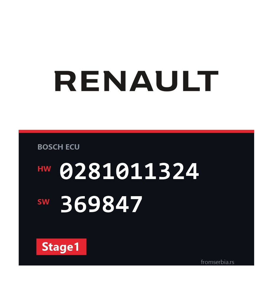 Renault Espace 0281011324 369847 Stage1 tuning file